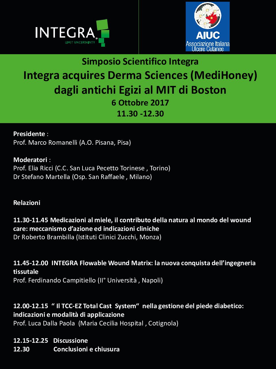 Integra Symposium AIUC torino 2017